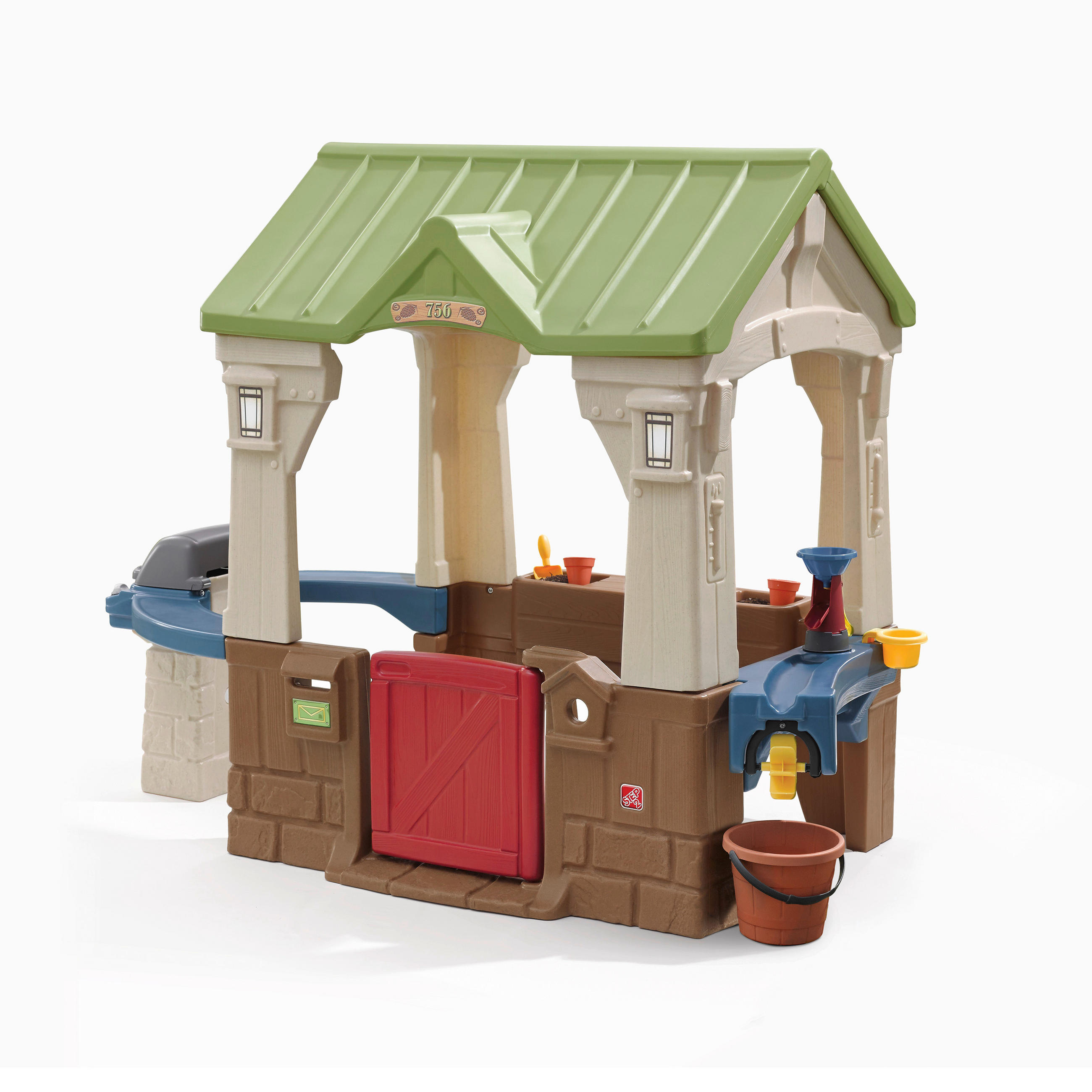Spielhaus Great Outdoors 179,1/137,2/95,3 cm Step2 Great Outdoors Playhouse  - Basics, Kunststoff (179,1/137,2/95,3cm) - Ambia Garden