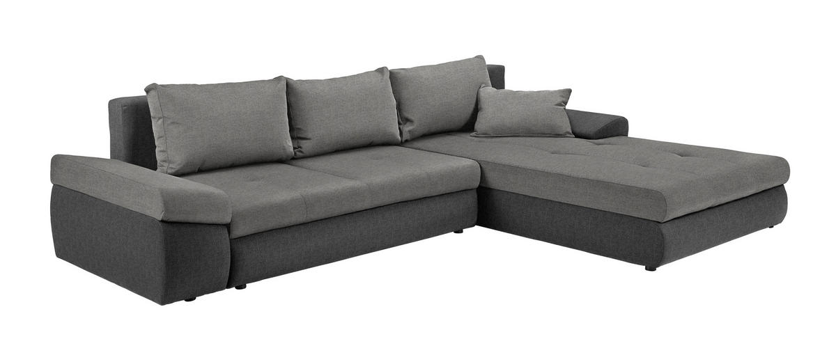 ROHOVÁ SEDACIA SÚPRAVA, textil, sivá, tmavosivá - čierna/sivá, Design, textil/plast (313/215cm) - Carryhome