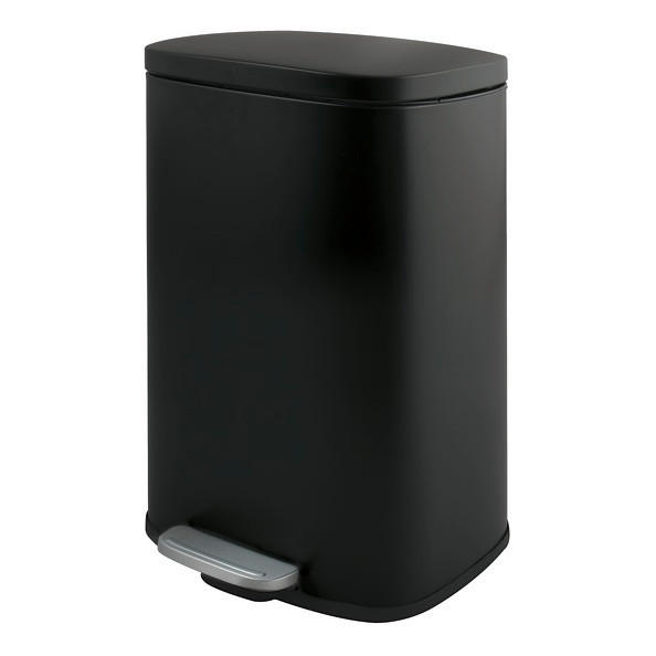 TRETEIMER 30 L  - Schwarz, Basics, Kunststoff/Metall (34,3/23,5/62,9cm) - Spirella
