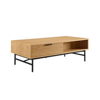 COUCHTISCH in Holz, Metall, Holzwerkstoff 120/60/40 cm  - Eichefarben/Schwarz, Design, Holz/Holzwerkstoff (120/60/40cm) - Livetastic