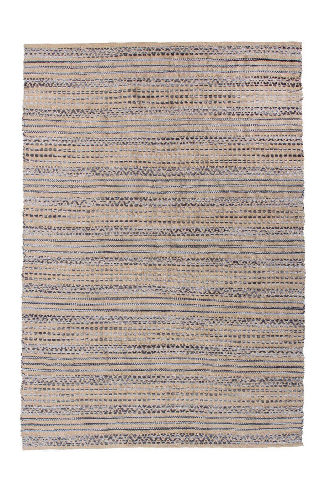 HANDWEBTEPPICH  Wohnzimmer 160/230 cm Grau rechteckig  - Grau, Basics, Textil (160/230cm) - Kayoom