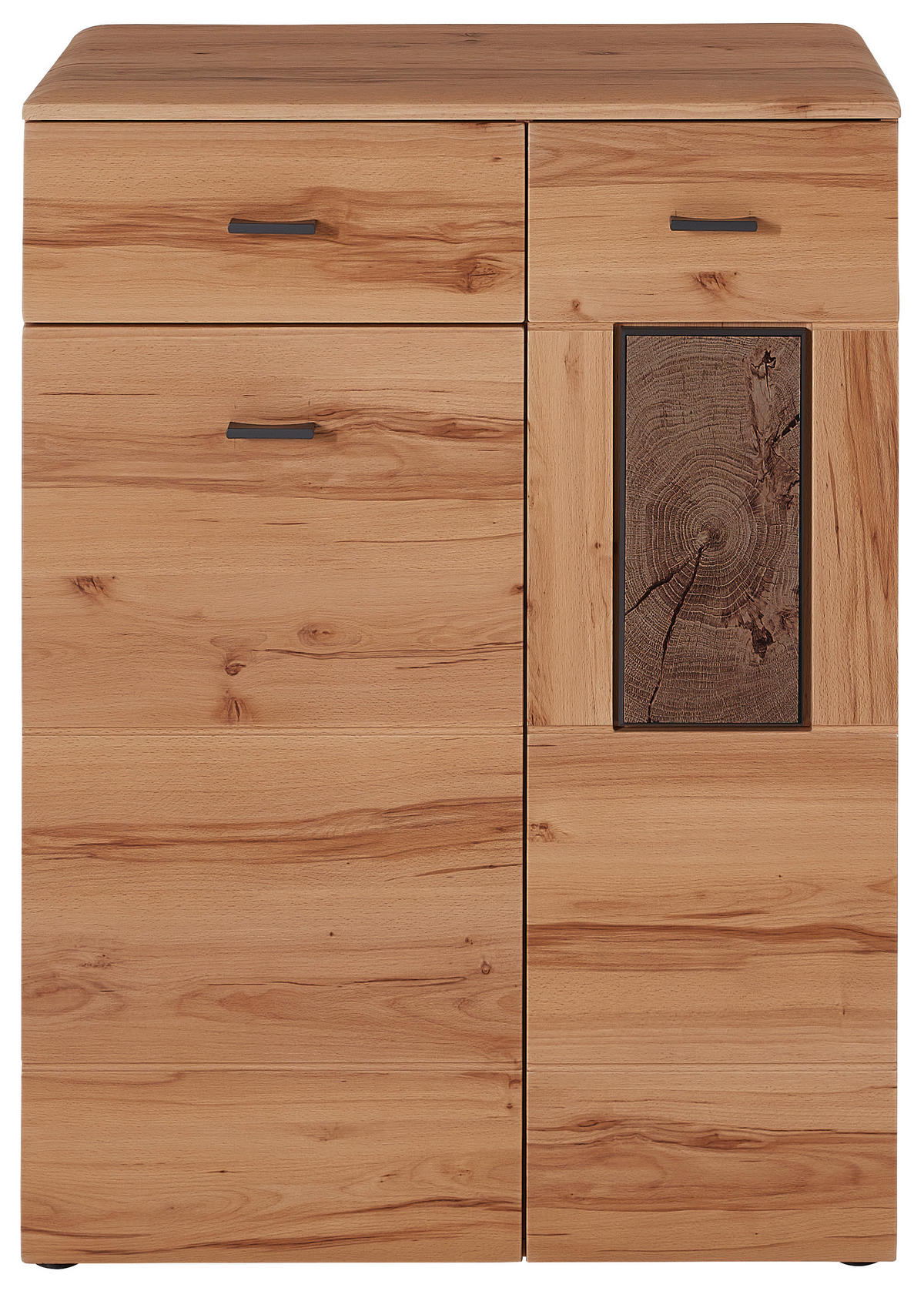 SCHUHSCHRANK  in 76/104/40 cm  - Buchefarben/Graphitfarben, KONVENTIONELL, Holzwerkstoff/Kunststoff (76/104/40cm) - Voleo