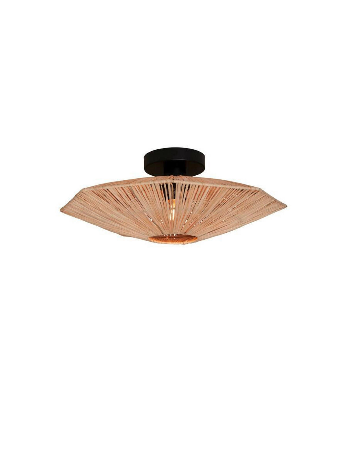DECKENLEUCHTE   45 cm   - Braun, Modern, Naturmaterialien (45cm) - Good & Mojo