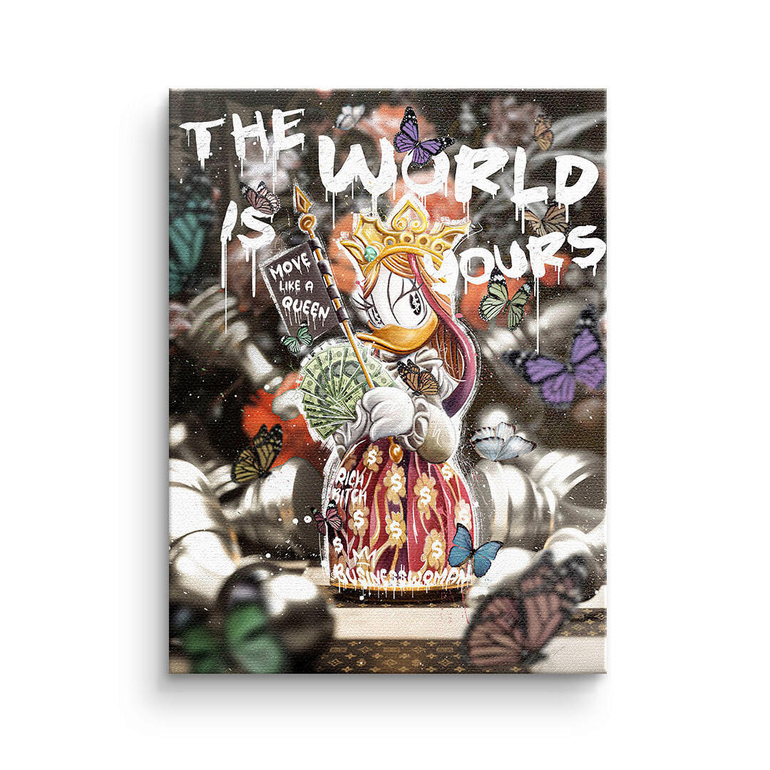 XXXLutz Leinwandbild The World is Yours Mehrfarbig