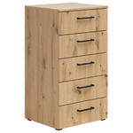 KOMMODE  in 45/83/40 cm  - Anthrazit/Schwarz, MODERN, Holzwerkstoff/Kunststoff (45/83/40cm) - Carryhome