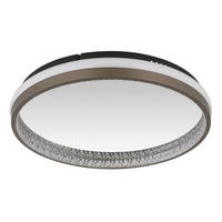 STROPNÍ LED SVÍTIDLO, 39,7/6 cm  - bílá/černá, Konvenční, kov/plast (39,7/6cm) - Globo