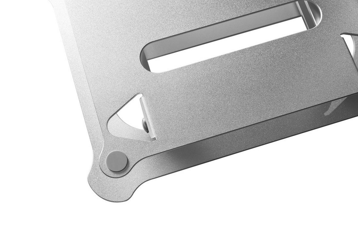 LAPTOP-HALTERUNG Metall Alufarben  - Alufarben, Design, Metall (26,5/16/23cm) - Boxxx