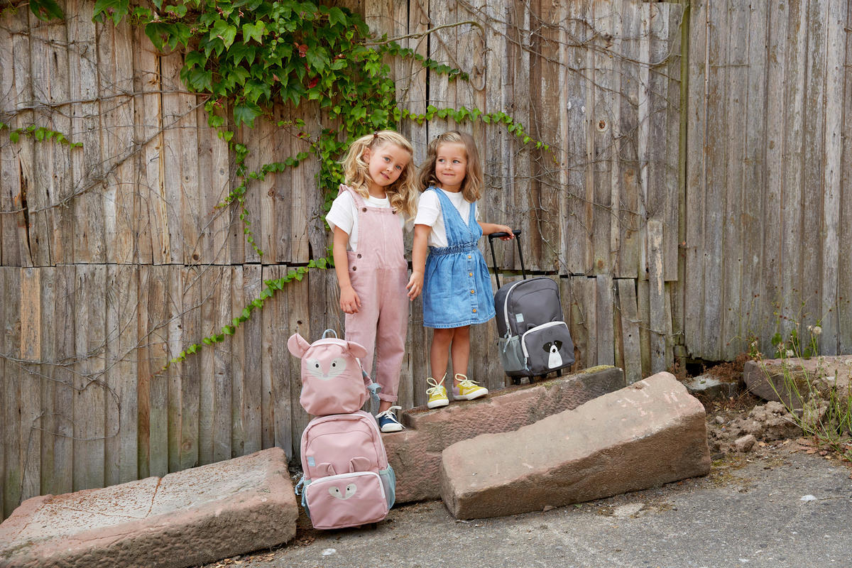 KINDERTROLLEY - Grau, Trend, Kunststoff/Textil (25/16/39cm) - Lässig