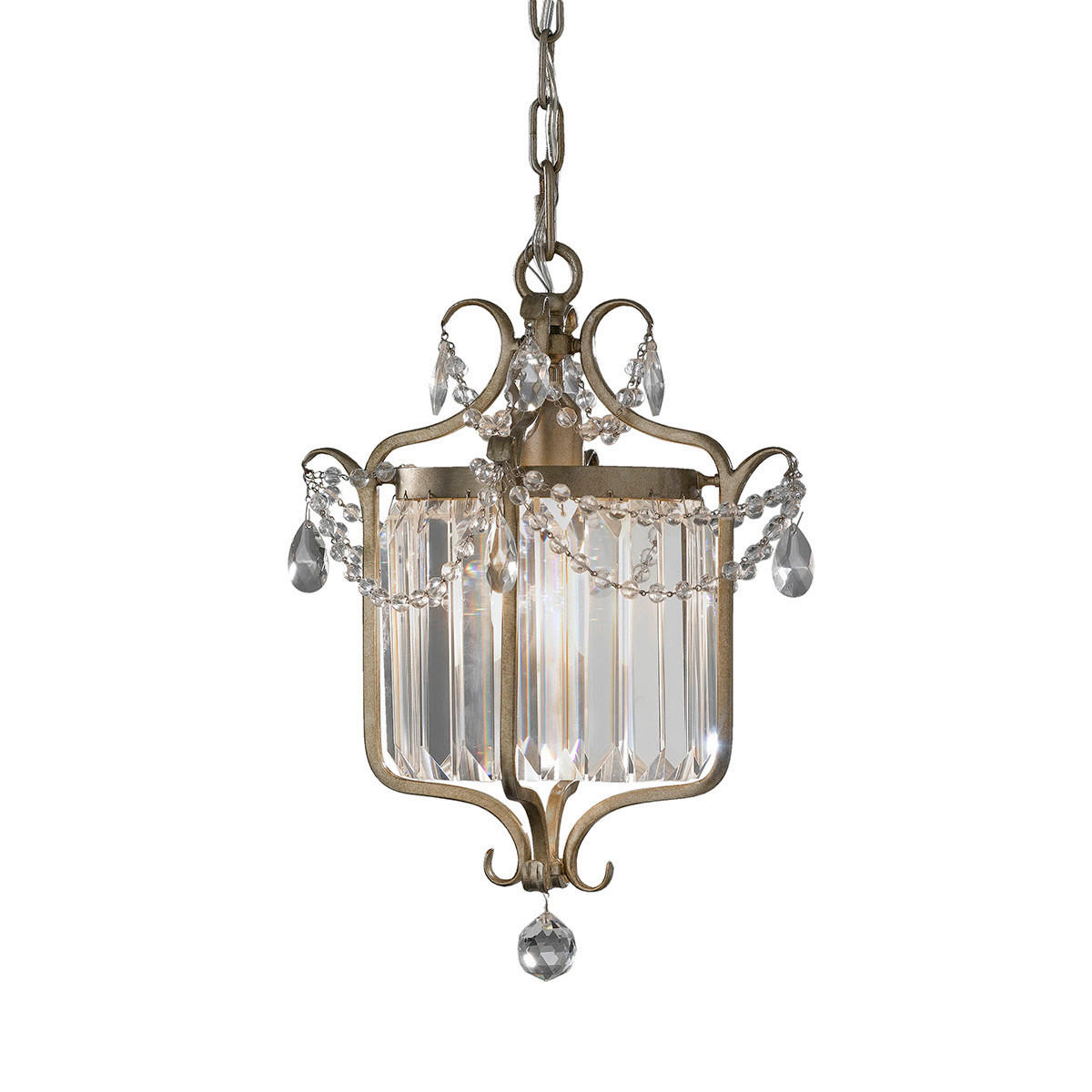 Elstead Lighting Hängeleuchte Gianna Silber 42.5 cm
