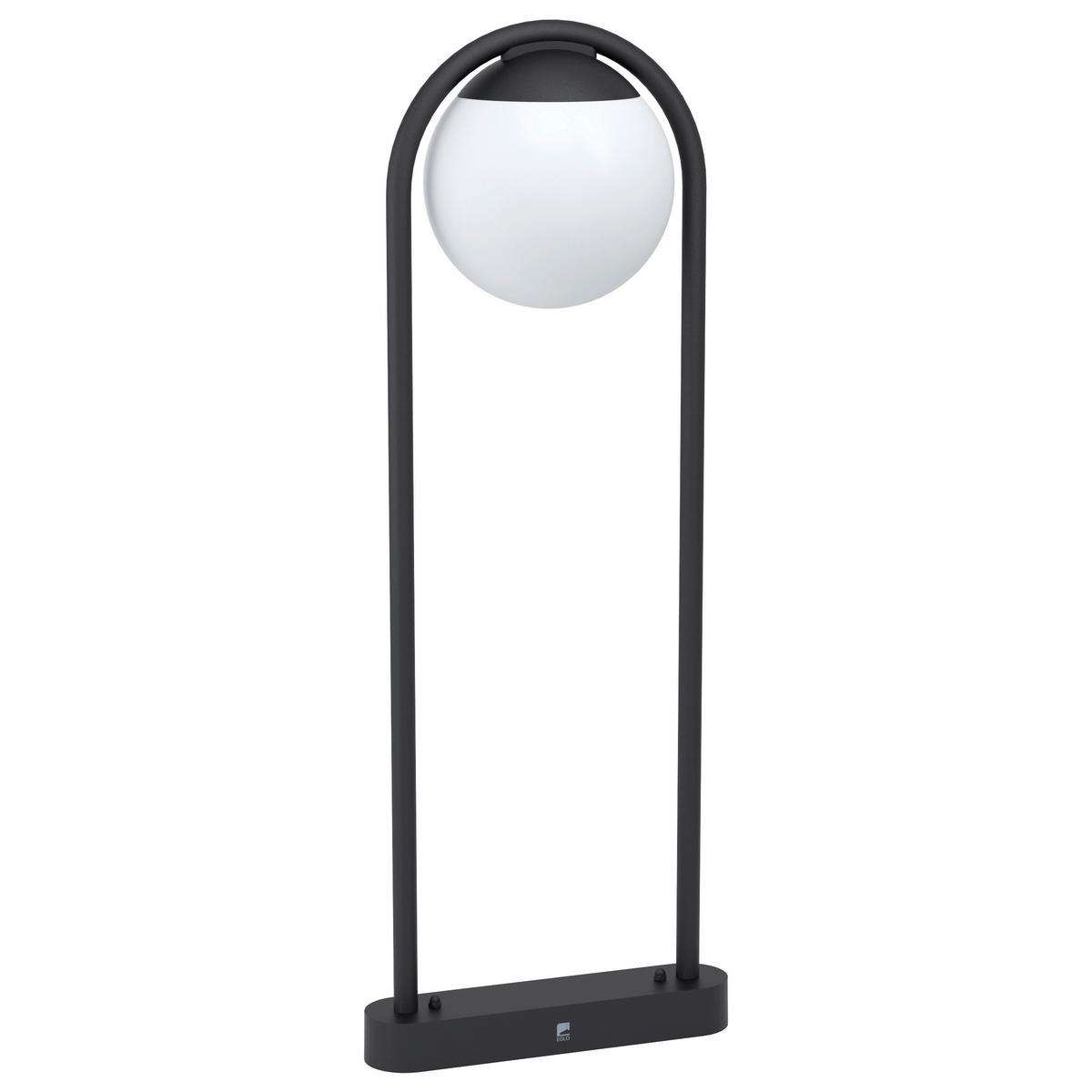 GOLVLAMPA UTOMHUS - vit/svart, Basics, metall/plast (32/20/85cm) - Eglo