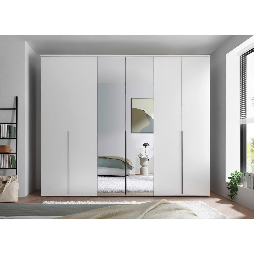 Thumbnail - Mid.you Drehtürenschrank, Weiß, Kunststoff, 3 Fächer, 270x225x52 cm, Schlafzimmer, Kleiderschränke, Drehtürenschränke