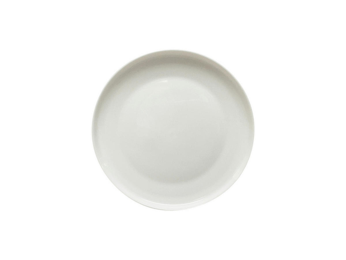 DEZERTNÍ TALÍŘEK porcelán keramika 22 cm - bílá, Design, keramika (22cm) - Novel