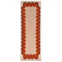 WOLLTEPPICH 80/230 cm Wiggle Orange rechteckig  - Orange, Basics, Textil (80/230cm) - Flair Rugs