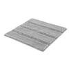 PROSTIRKA ZA KUPATILO MONROVIA  srebrna 60/60 cm  - srebrna, Konvencionalno, tekstil (60/60cm) - Kleine Wolke
