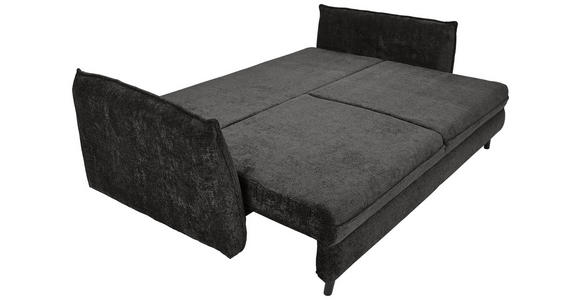 SCHLAFSOFA in Chenille Anthrazit  - Anthrazit/Schwarz, KONVENTIONELL, Holz/Textil (238/99/108cm) - Carryhome