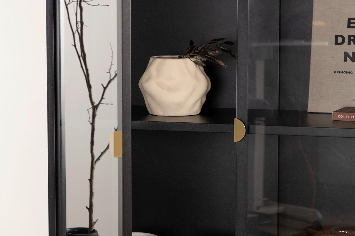 SIDEBOARD  in 90/190/40 cm  - Schwarz, Design, Metall (90/190/40cm) - Livetastic