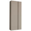 GARDEROBENSCHRANK Gardasee  in 60/165/33 cm  - Taupe, Design, Holzwerkstoff (60/165/33cm) - Moderano