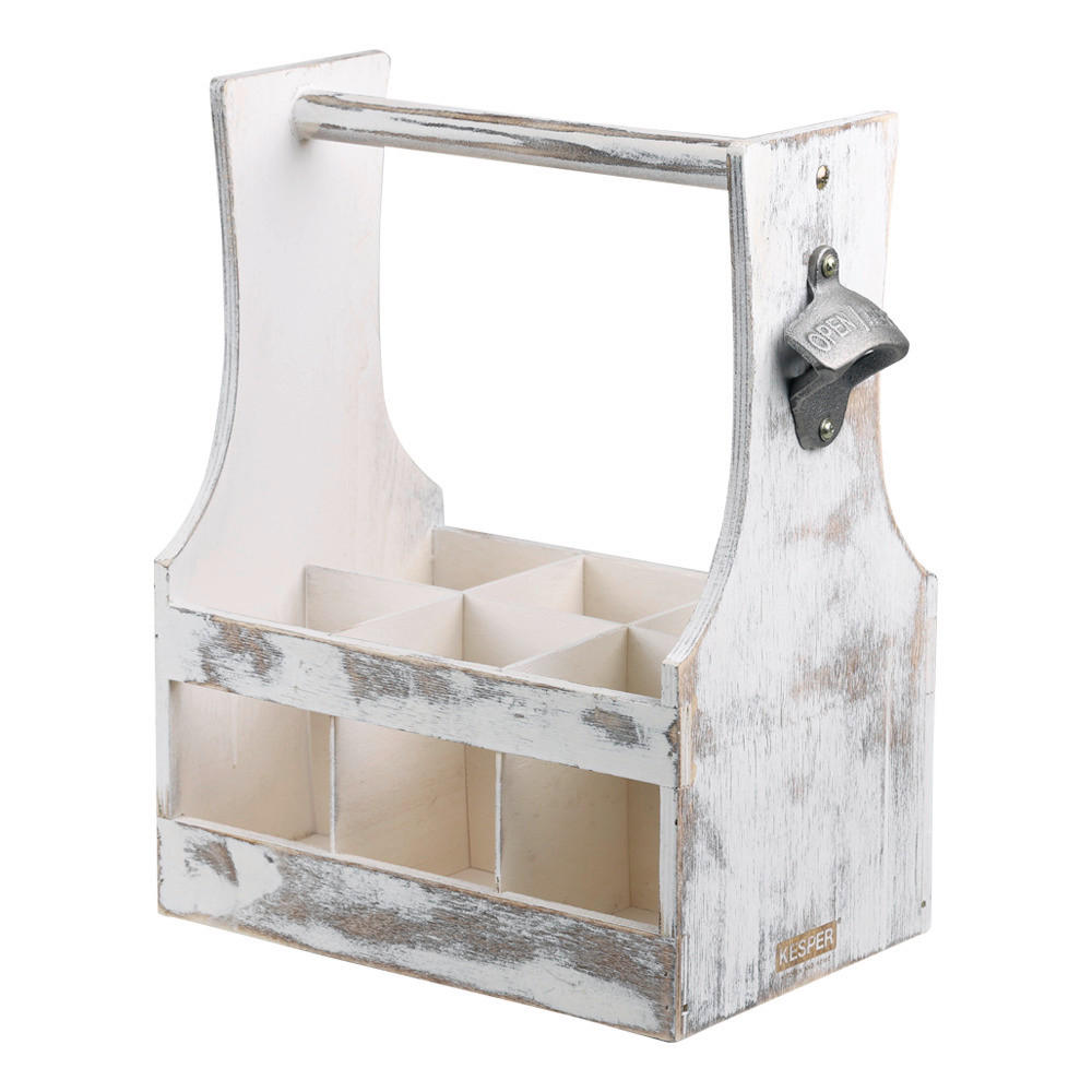 FLASCHENTRÄGER 25/32/16,8 cm  - Weiß, Basics, Holzwerkstoff (25/32/16,8cm) - Kesper