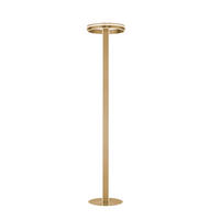 LED-STEHLEUCHTE 40/40/197 cm    - Messingfarben, Design, Kunststoff/Metall (40/40/197cm) - Paul Neuhaus