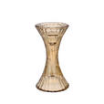 KERZENHALTER - Bernsteinfarben, Basics, Glas (7/13/7cm) - Ambia Home