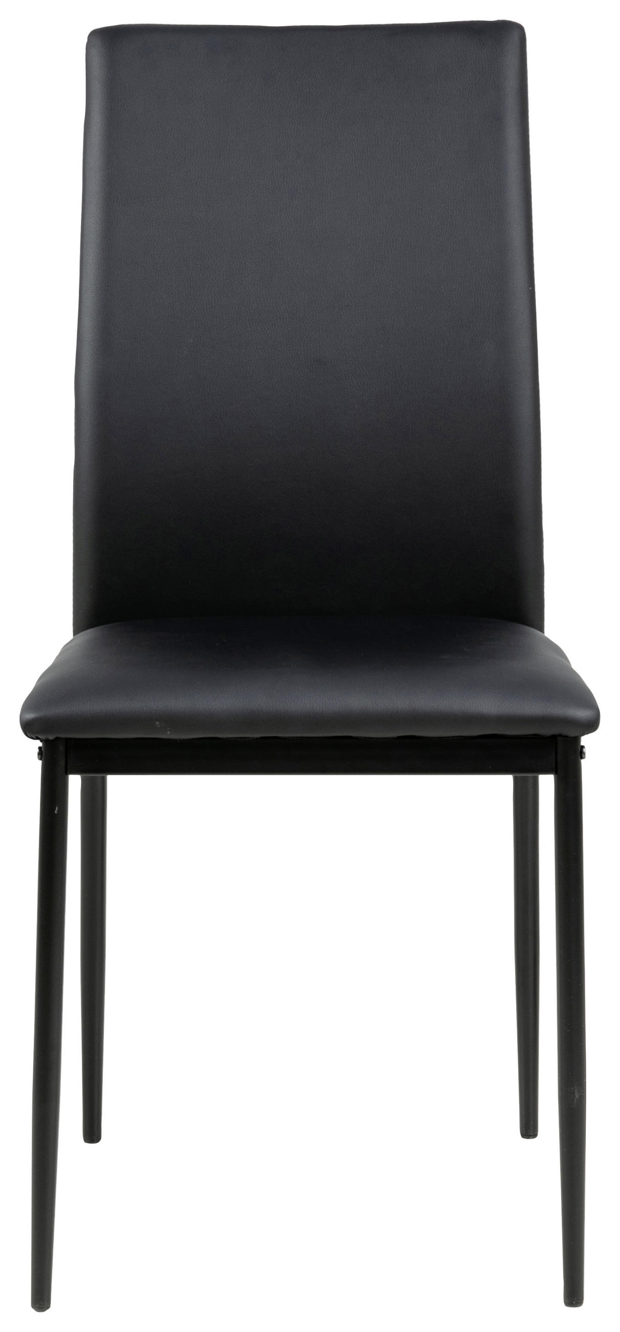 STOL stål läderimitation  - svart, Klassisk, metall/textil (43,5/92,0/53,0cm) - Best Price