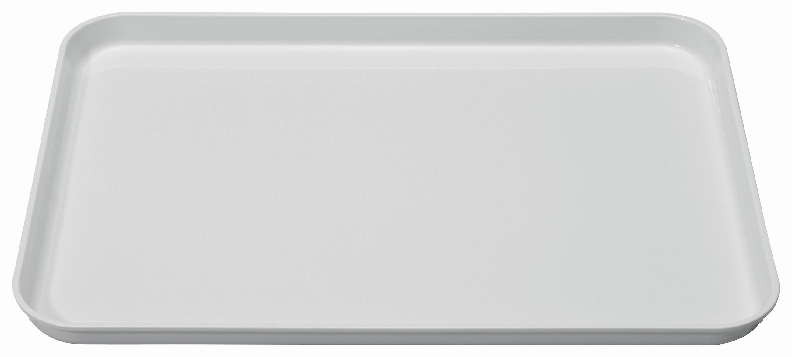 Tablett Aus Kunststoff Britta 41x30 Cm, Weiß