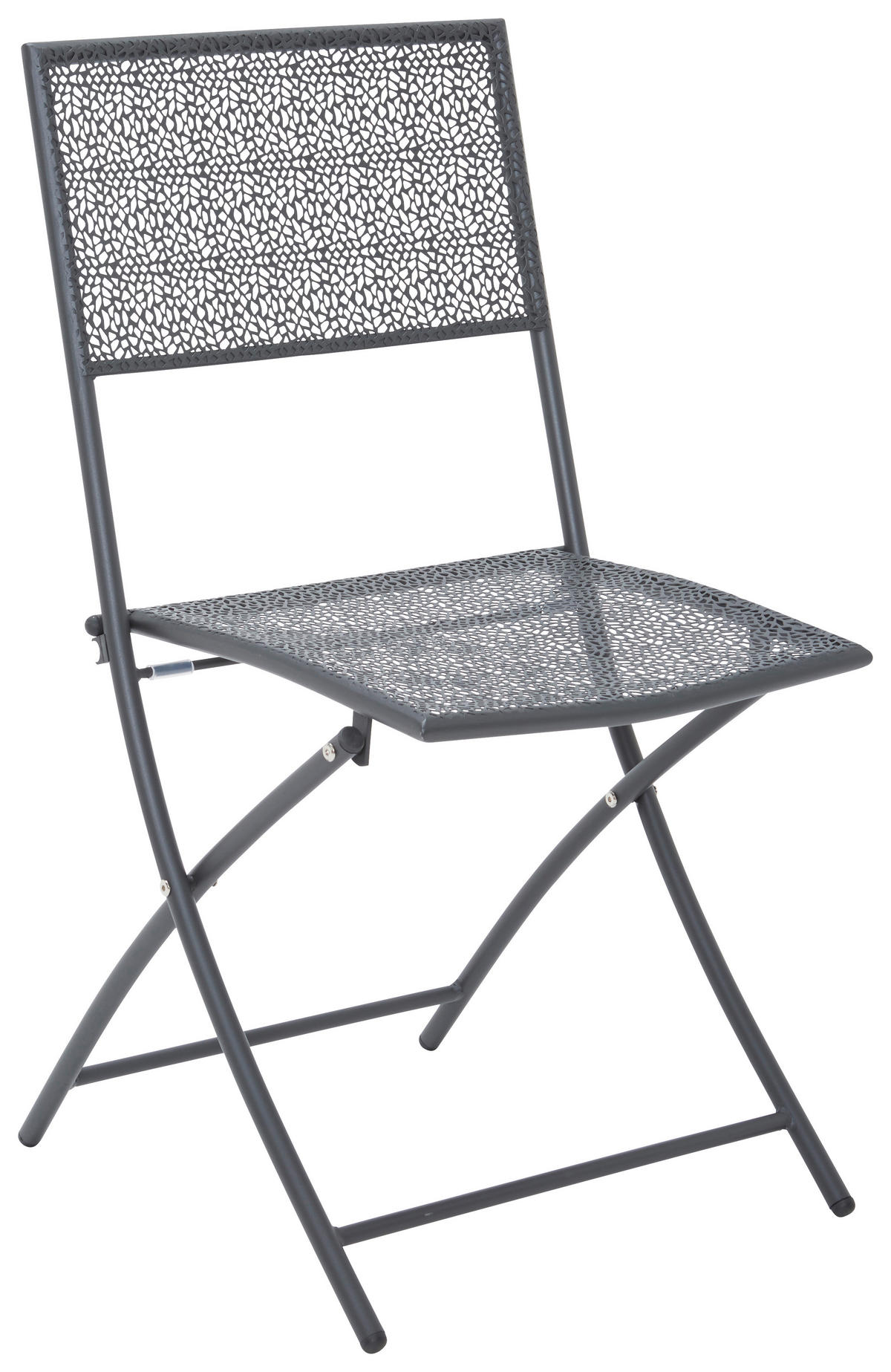 ZAHRADNÍ SKLÁDACÍ ŽIDLE, kov - antracitová, Konvenční, kov (45/50/85cm) - Ambia Garden