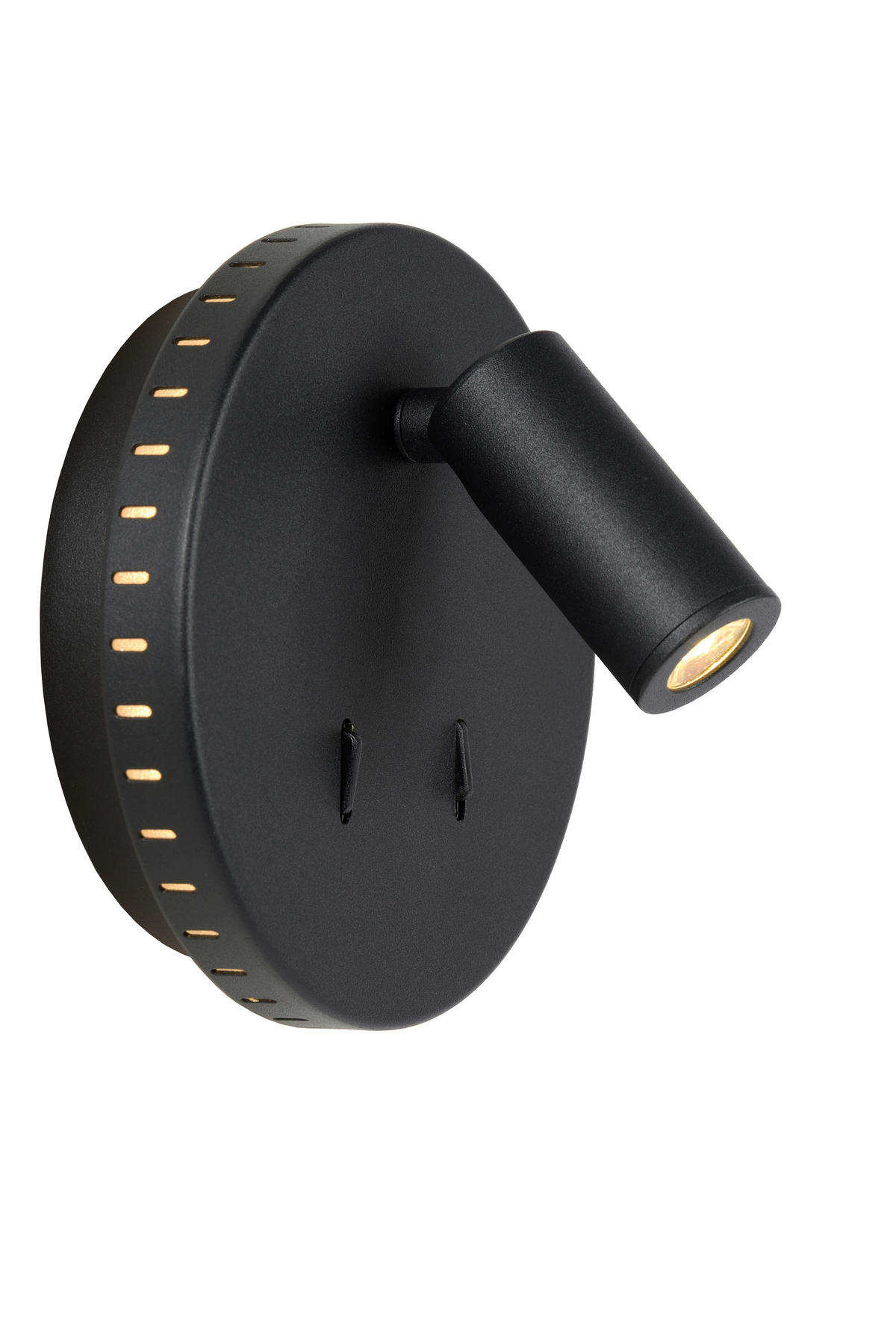 WANDLEUCHTE Bentjer 14/14/10.5 cm   - Schwarz, Basics, Metall (14/14/10.5cm) - Lucide