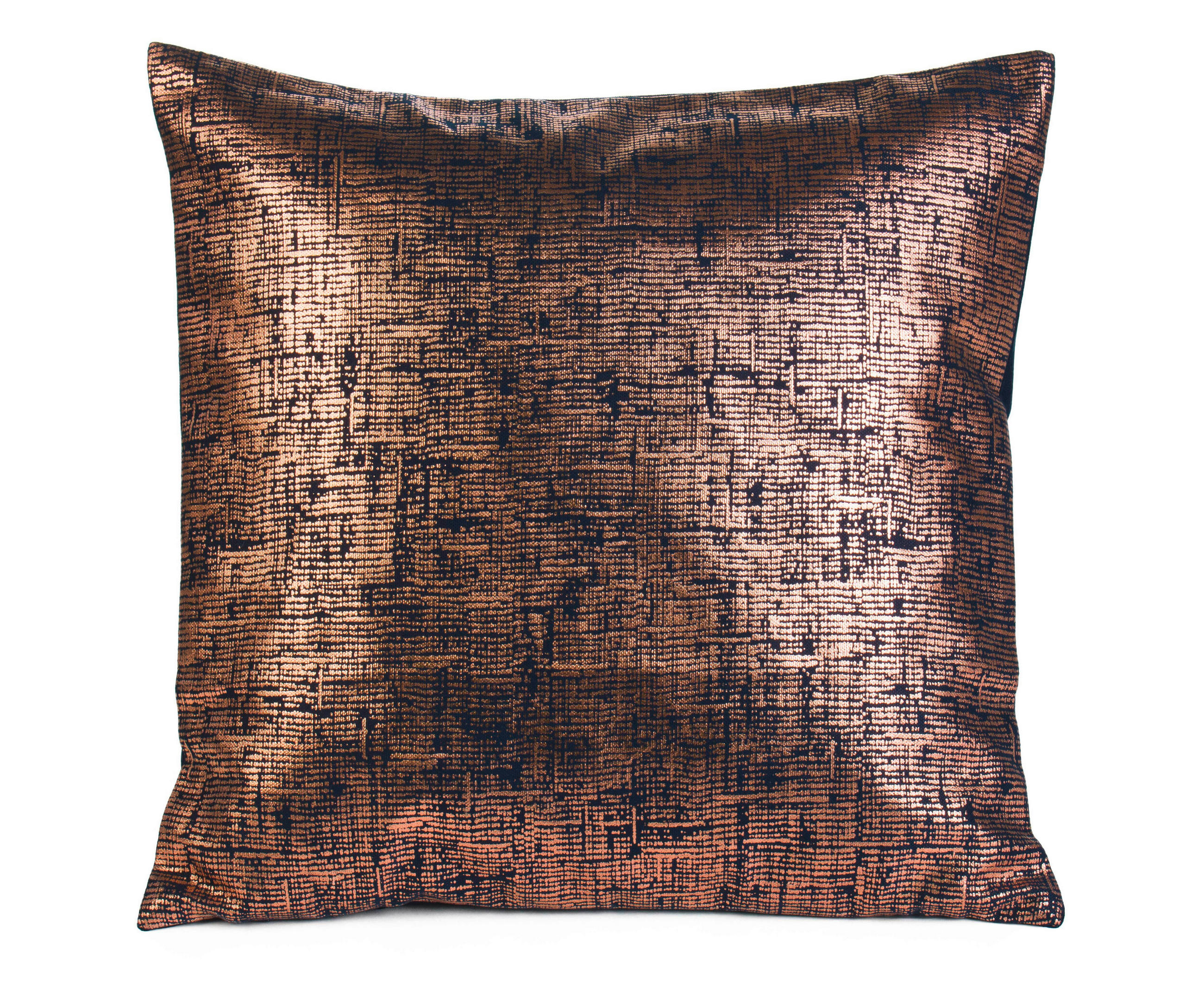 KISSENHÜLLE 50/50 cm  - Rostfarben/Schwarz, LIFESTYLE, Textil (50/50cm) - Novel