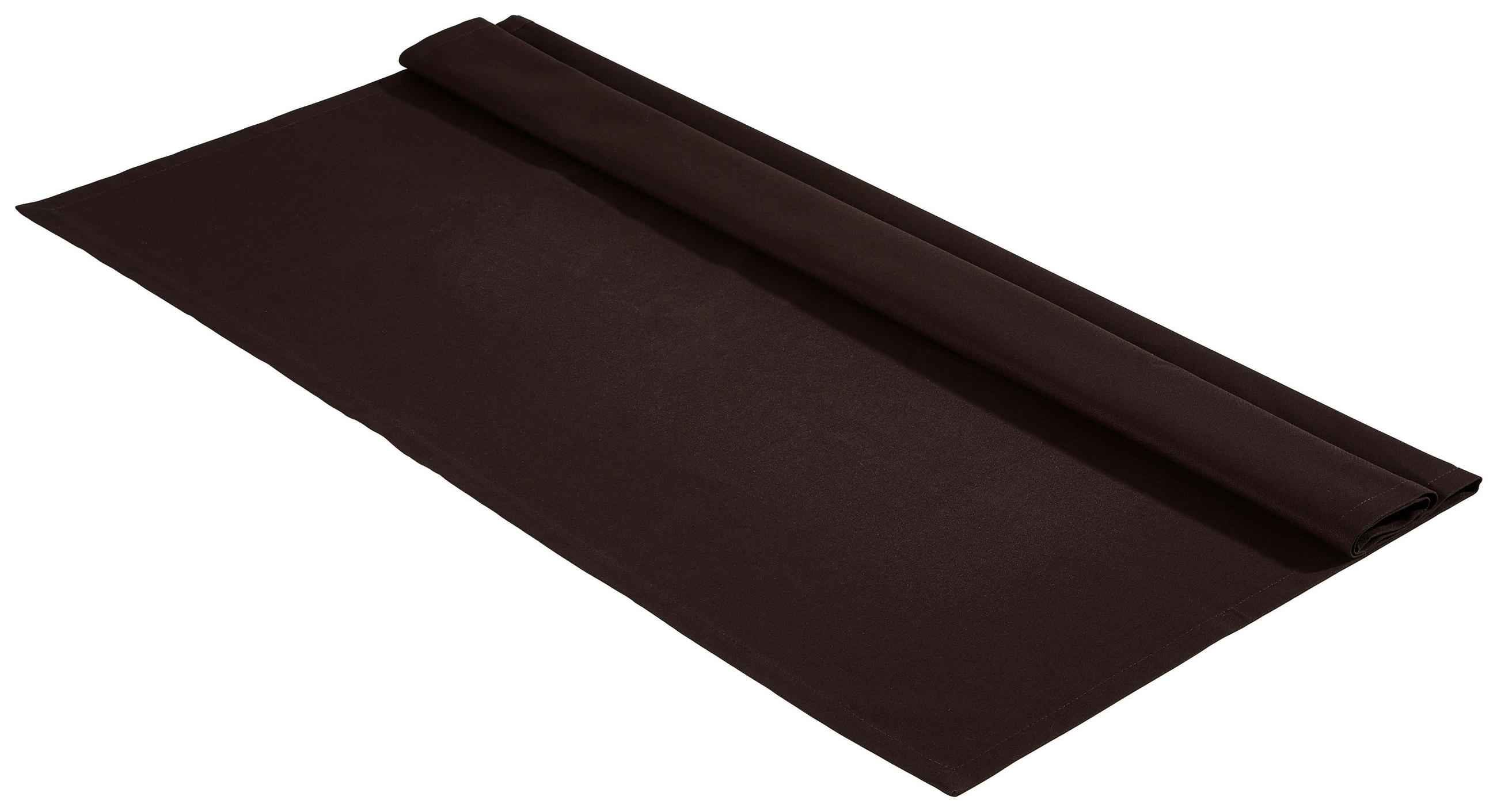 TISCHDECKE Panama 100/100 cm  - Dunkelbraun, Basics, Textil (100/100cm) - Bio:Vio