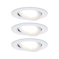 DECKENLEUCHTE   8,4 cm   - Alufarben/Weiß, Basics, Metall (8,4cm) - Paulmann