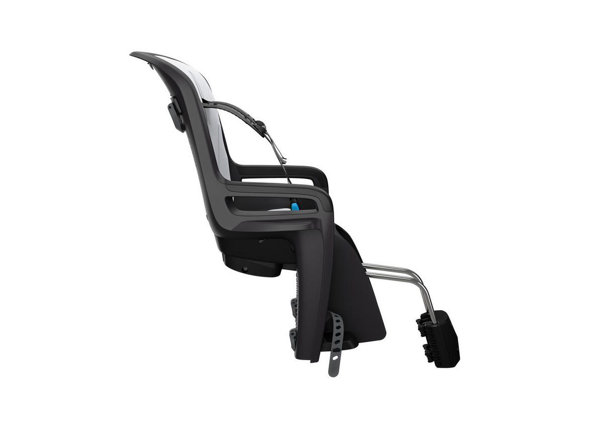 FAHRRADKINDERSITZ - Dunkelgrau/Hellgrau, Basics, Kunststoff/Textil (82/45/40cm) - Thule