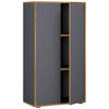 AKTENSCHRANK 60/110/33 cm  - Honigeiche/Anthrazit, Design, Holzwerkstoff (60/110/33cm) - MID.YOU