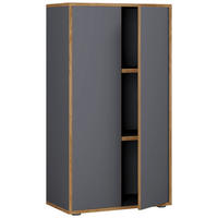 AKTENSCHRANK 60/110/33 cm  - Honigeiche/Anthrazit, Design, Holzwerkstoff (60/110/33cm) - MID.YOU