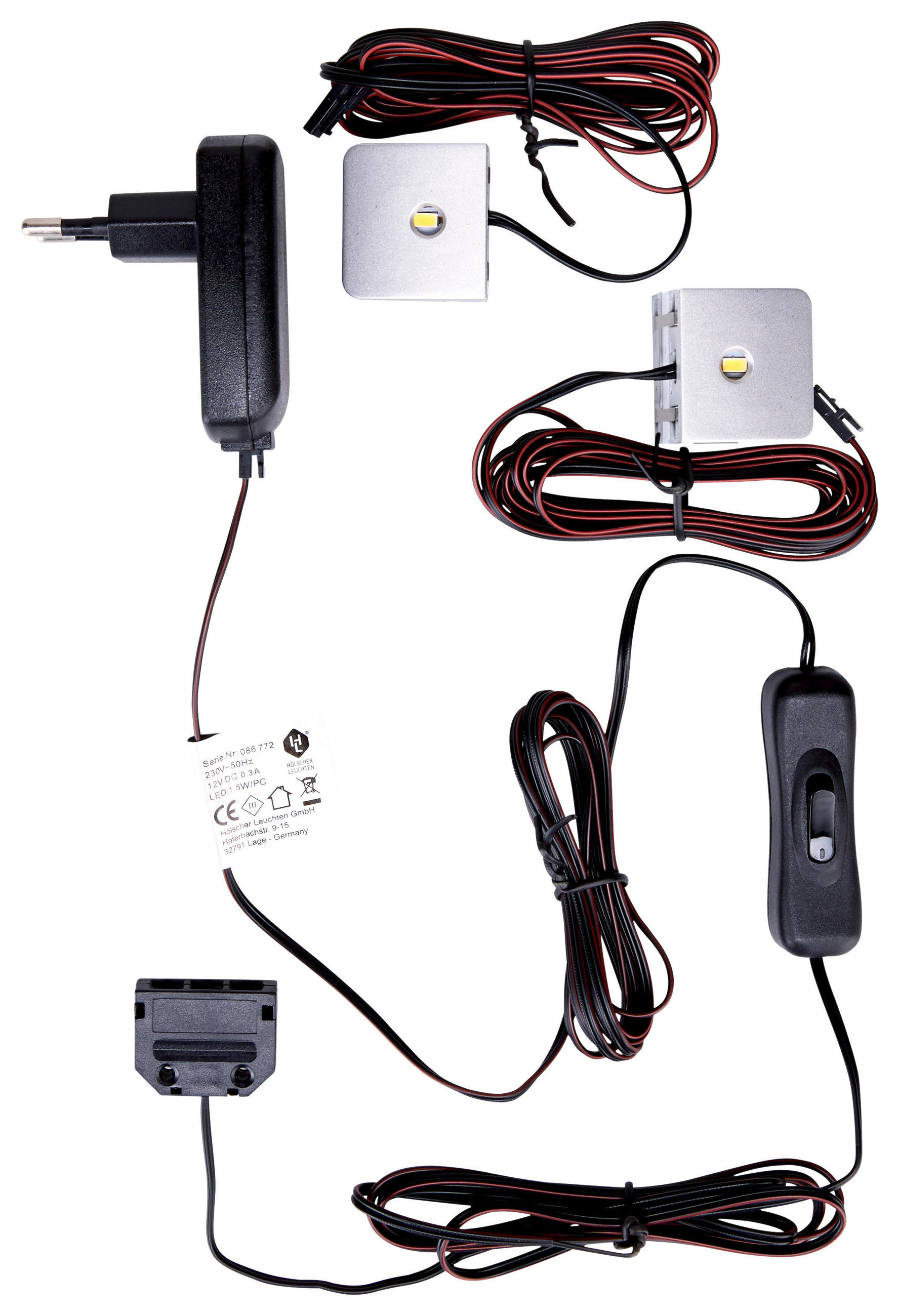 Einlegebodenbeleuchtung 2erset Led Clips 1w Handschalter