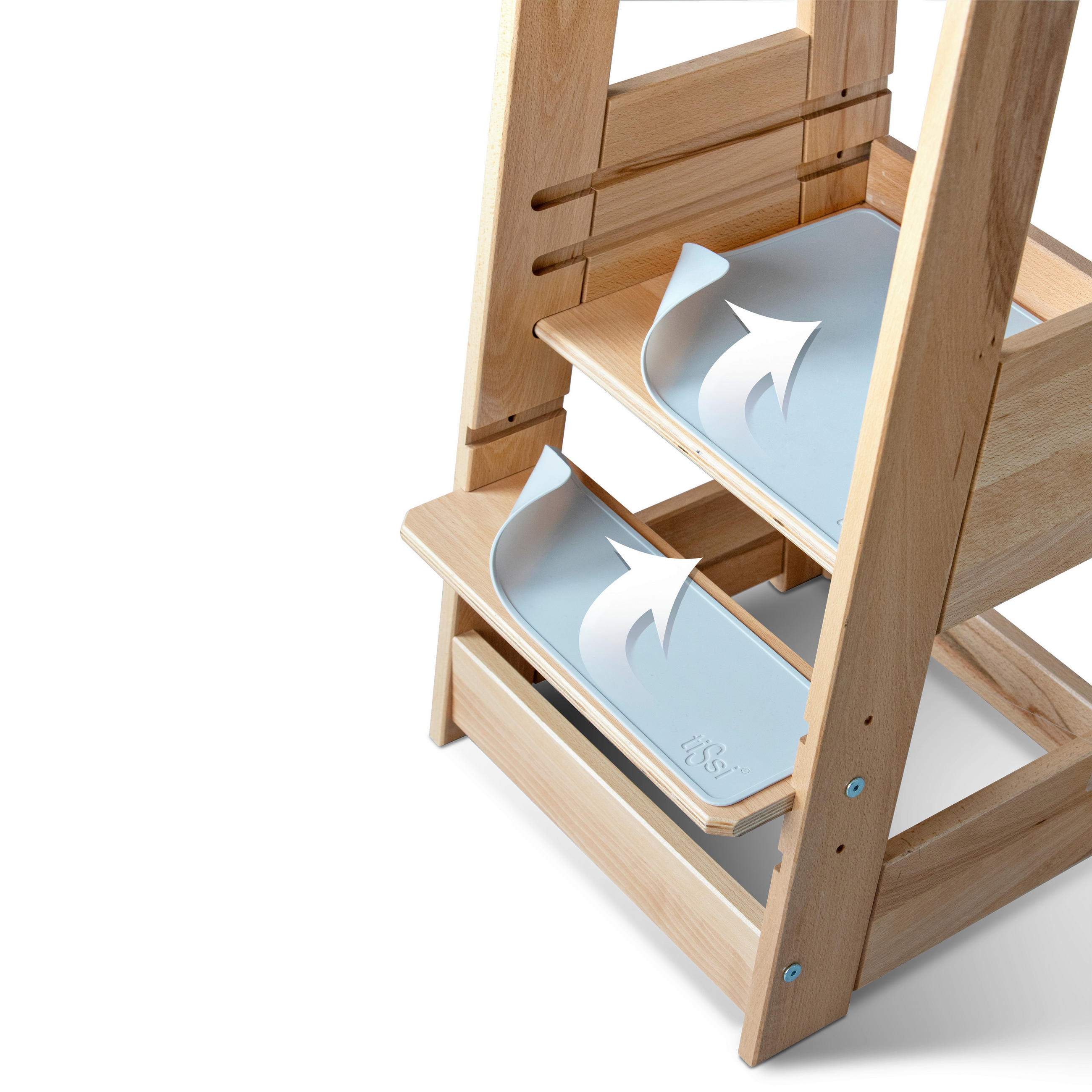 ANTIRUTSCHMATTE  - Grau, Basics, Kunststoff (27/27/1cm) - tiSsi