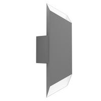 AUßENWANDLEUCHTE Spiazzina 14/8/35,5 cm   - Schwarz/Weiß, Design, Metall (14/8/35,5cm) - Eglo