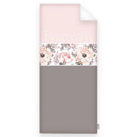 STRANDTUCH Multicolor, Rosa, Weiß, Beige 80/180 cm  - Beige/Multicolor, KONVENTIONELL, Textil (80/180cm) - Bench