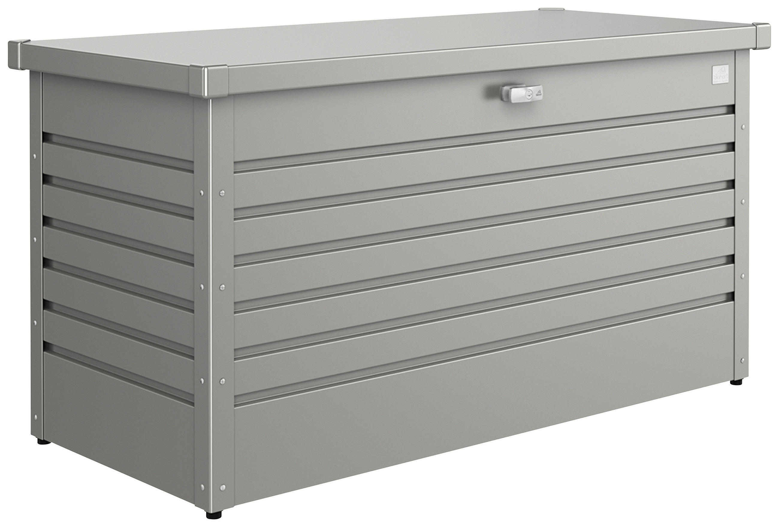 KISSENBOX - Grau, Basics, Metall (134/71/62cm) - Biohort