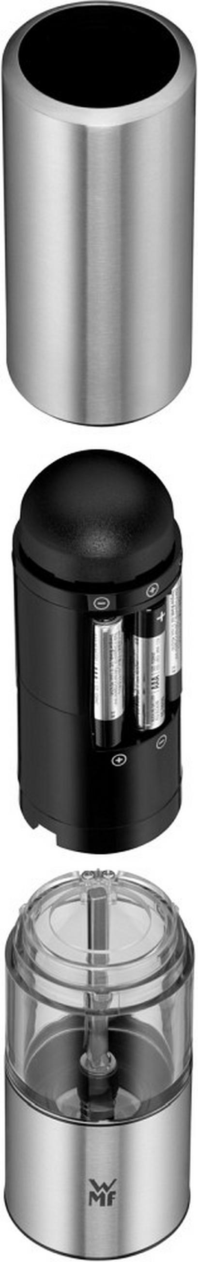 SALZ- ODER PFEFFERMÜHLE  - Edelstahlfarben, Basics, Glas/Metall - WMF