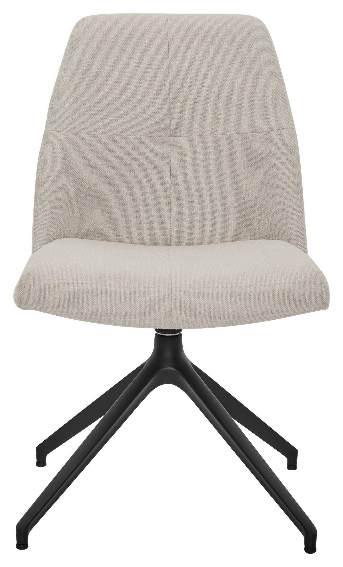 STUHL - Schwarz/Naturfarben, Design, Textil/Metall (53/90/64cm) - Musterring
