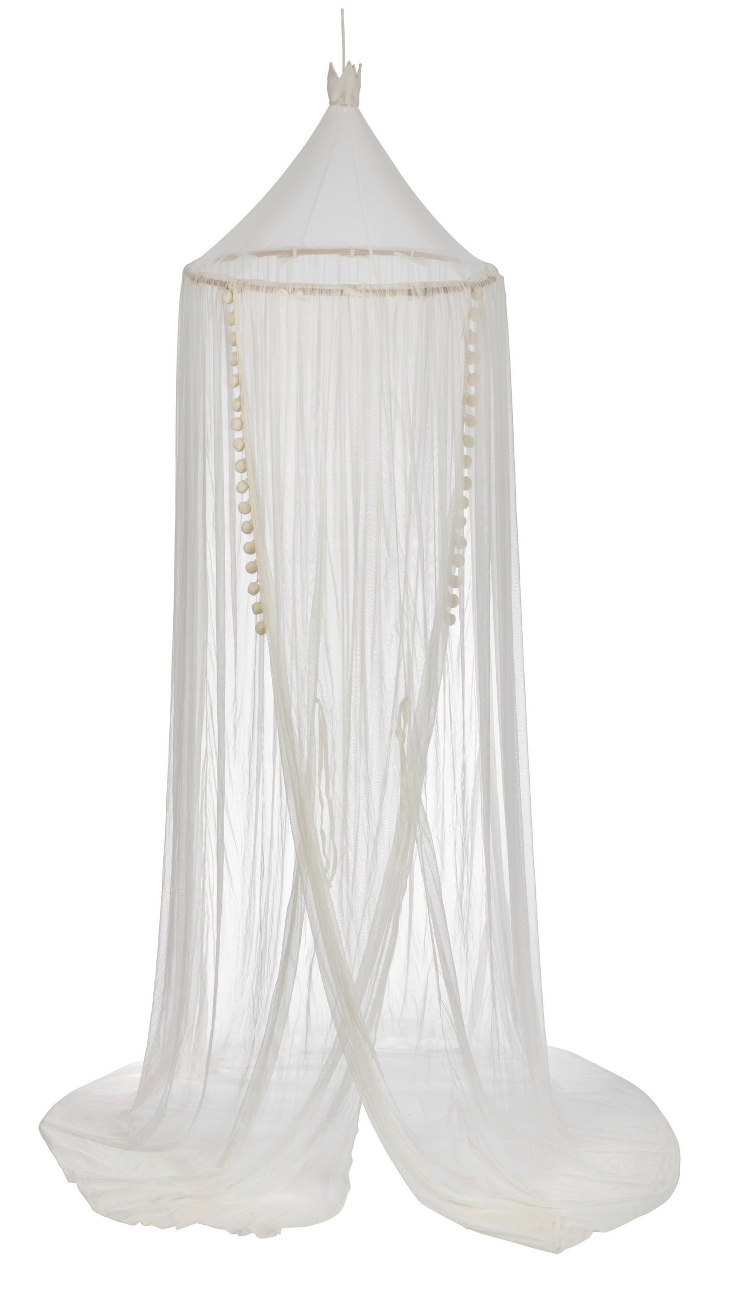 MENNYEZETI BALDACHIN Offwhite Baldachin  - fehér, Basics, textil (160/600cm) - Patinio