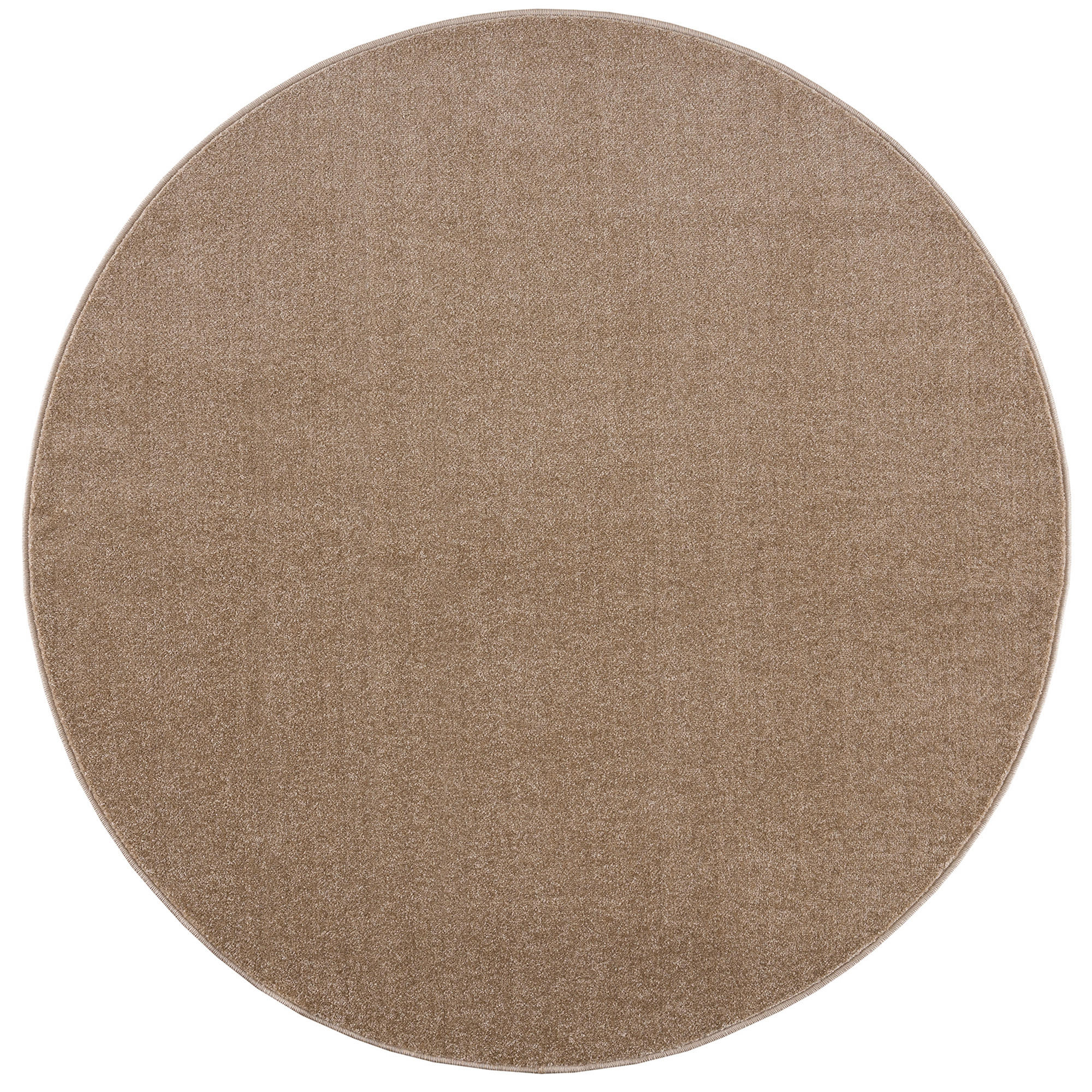 WEBTEPPICH 120 cm Uni Beige  - Beige, LIFESTYLE, Kunststoff/Textil (120cm)