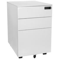 ROLLCONTAINER Weiß  - Weiß, MODERN, Kunststoff/Metall (39/60/50cm) - MID.YOU
