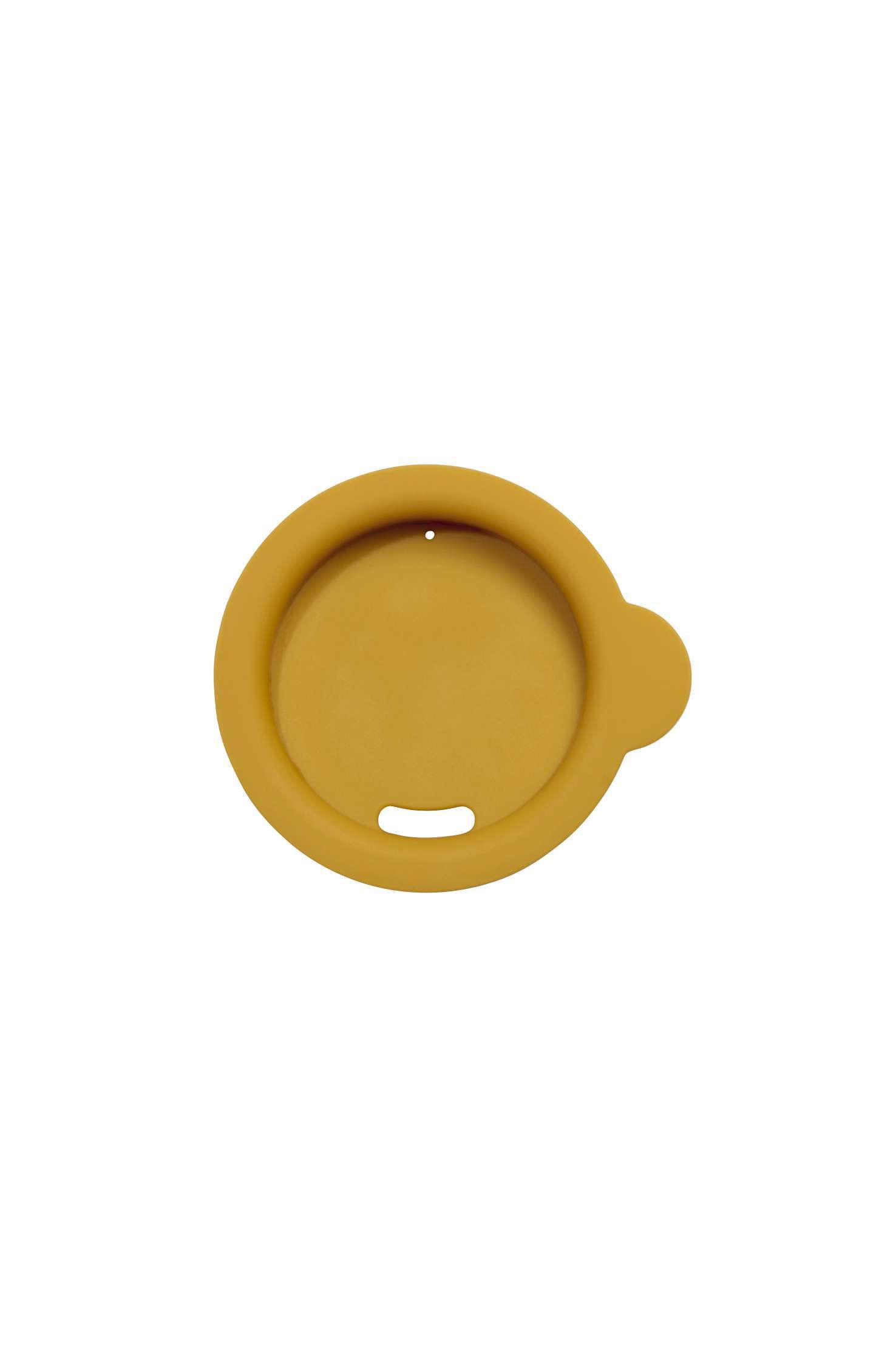 SILIKONOVÉ VÍČKO - žlutá, Basics, plast (8,7/1,8cm) - ASA