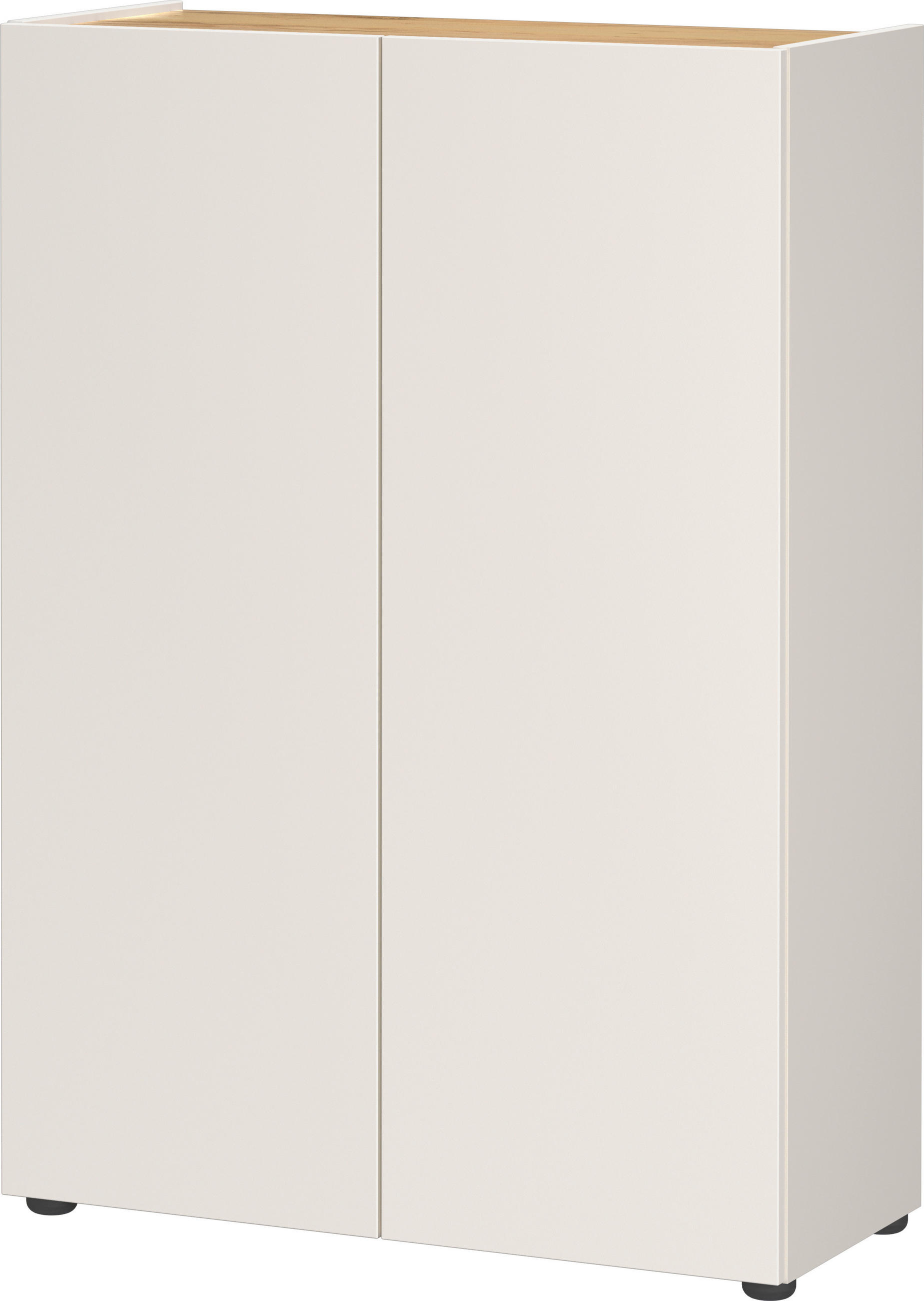 SCHUHSCHRANK Eichefarben, Kaschmir  - Kaschmir/Eichefarben, Design, Holzwerkstoff/Kunststoff (74/105/33cm) - Germania