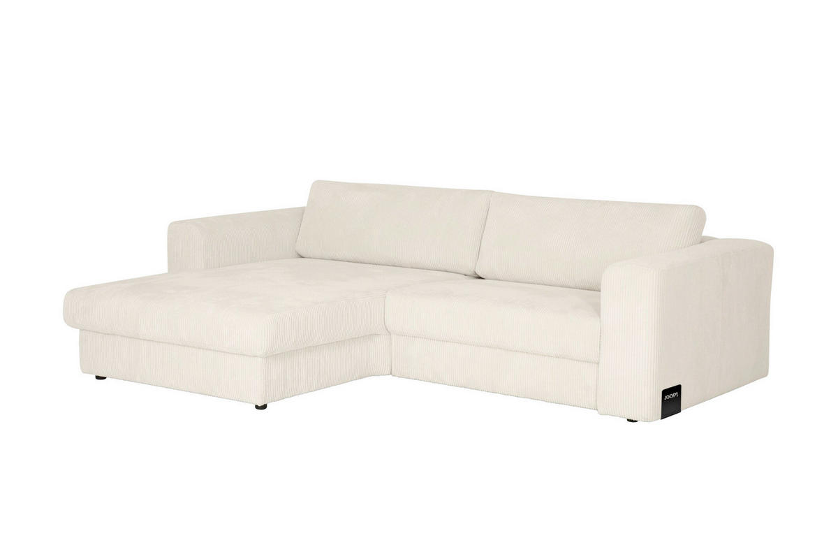 ECKSOFA JOOP Beige Cord  - Beige/Schwarz, KONVENTIONELL, Kunststoff/Textil (192/269cm) - Joop!