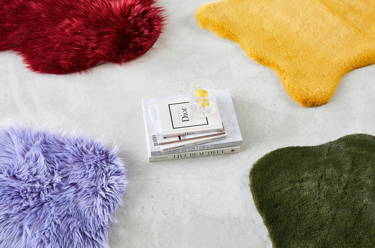 KUNSTFELL 60/90 cm Grün  - Grün, Basics, Fell/Textil (60/90cm) - Ambia Home