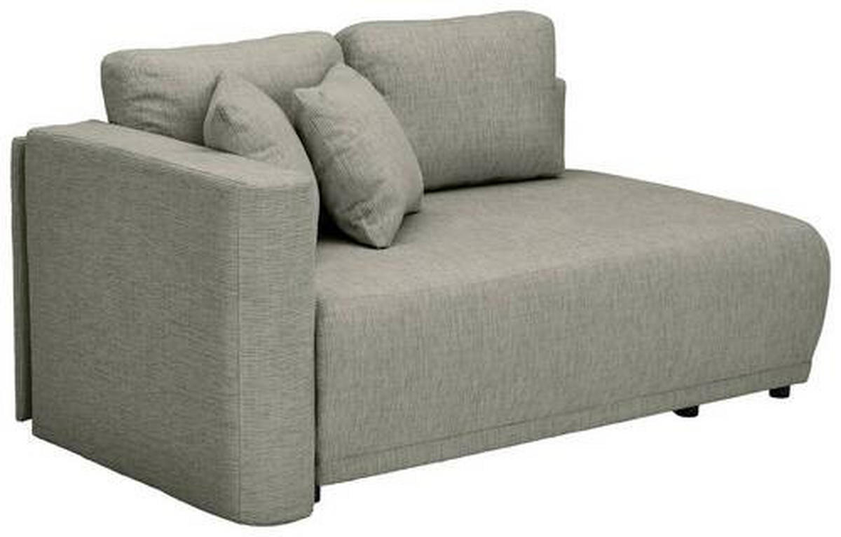 CHAISELONGUE Chenille Braun  - Schwarz/Braun, KONVENTIONELL, Kunststoff/Textil (93/73/171cm) - Carryhome