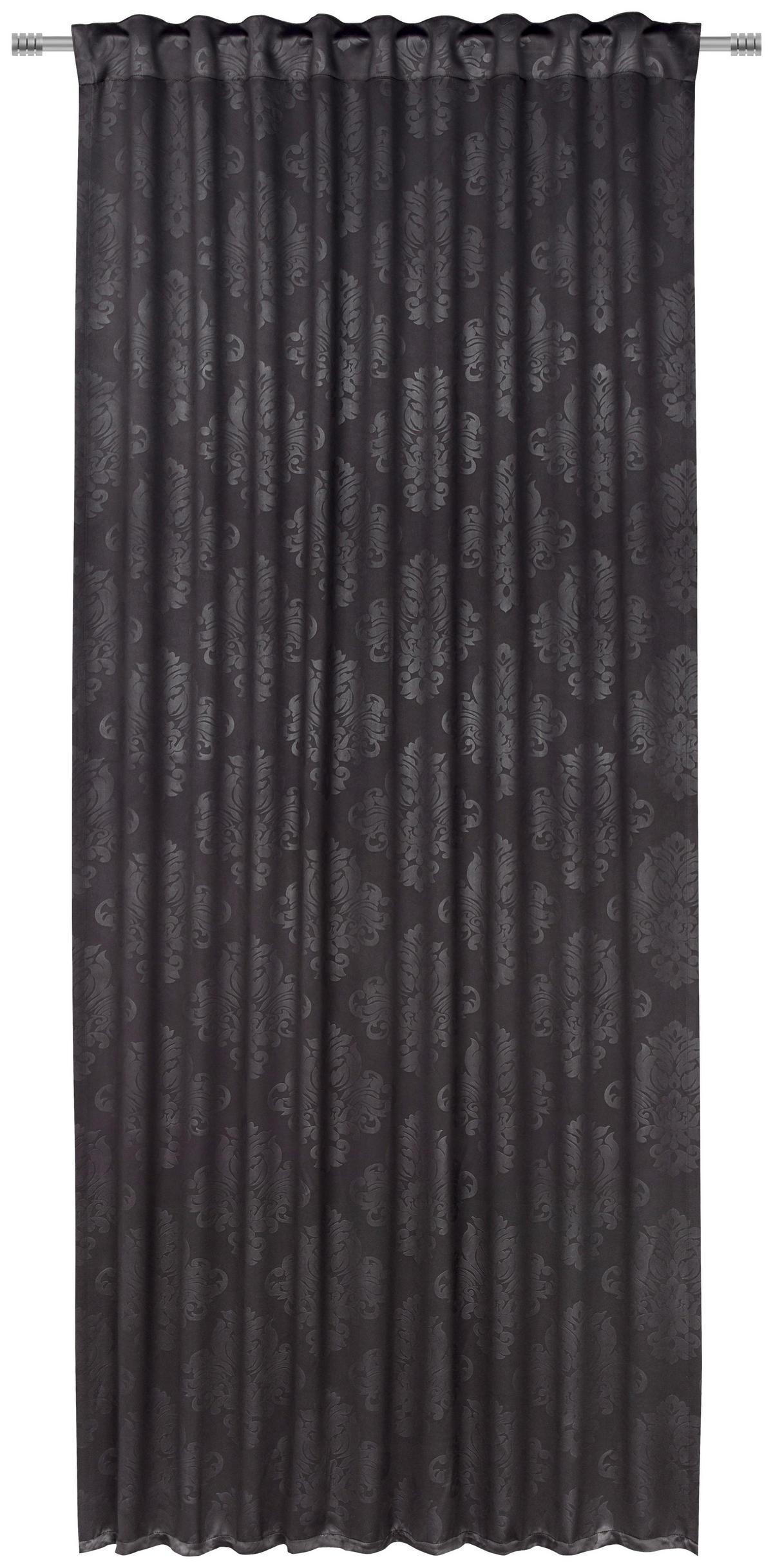 ZATEMŇOVACÍ ZÁVĚS, black-out (nepropouští světlo), 135/245 cm - černá, Konvenční, textil (135/245cm) - Boxxx